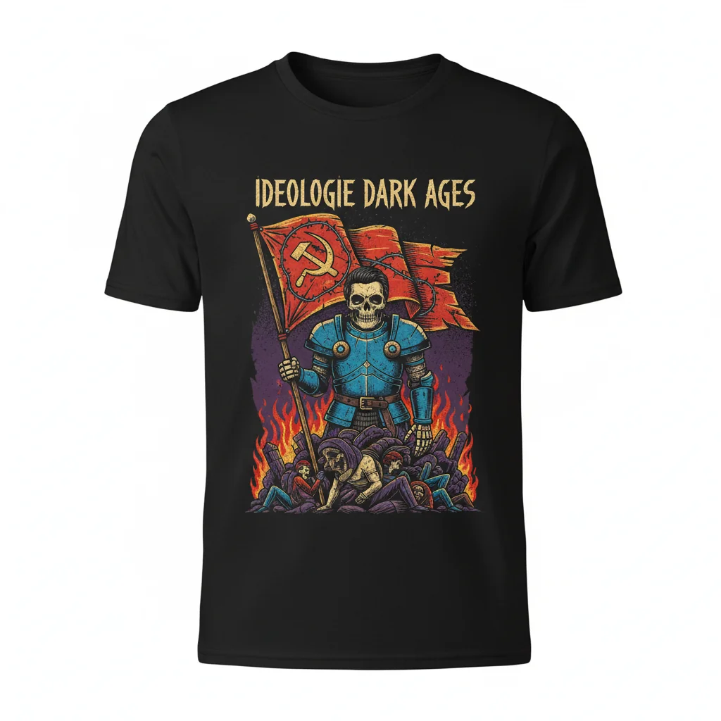Embrace the Skeletal Truth: Hasan Piker Ideologie Tee