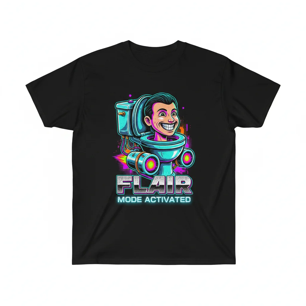 Durable Skibidi Toilet Head T-Shirt – Fade-Resistant & Perfect Fit