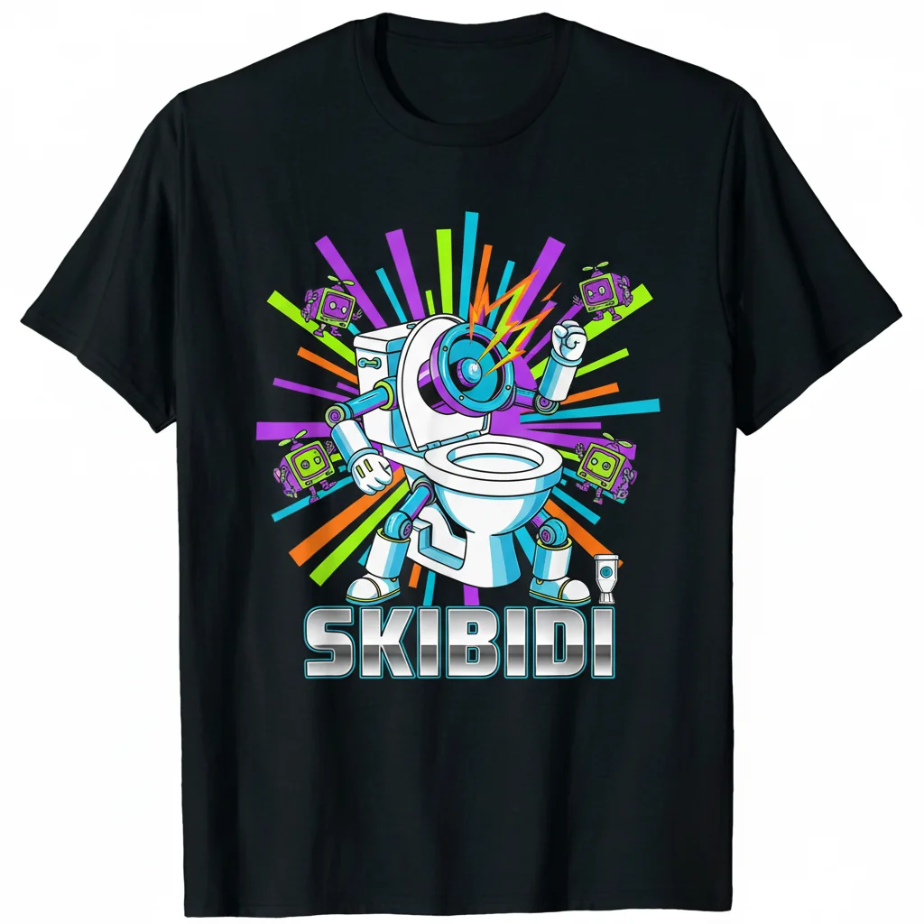 Skibidi Toilet Shirt Men's Heavyweight T-shirt – Premium Cotton, Durable, & Comfortable Tee