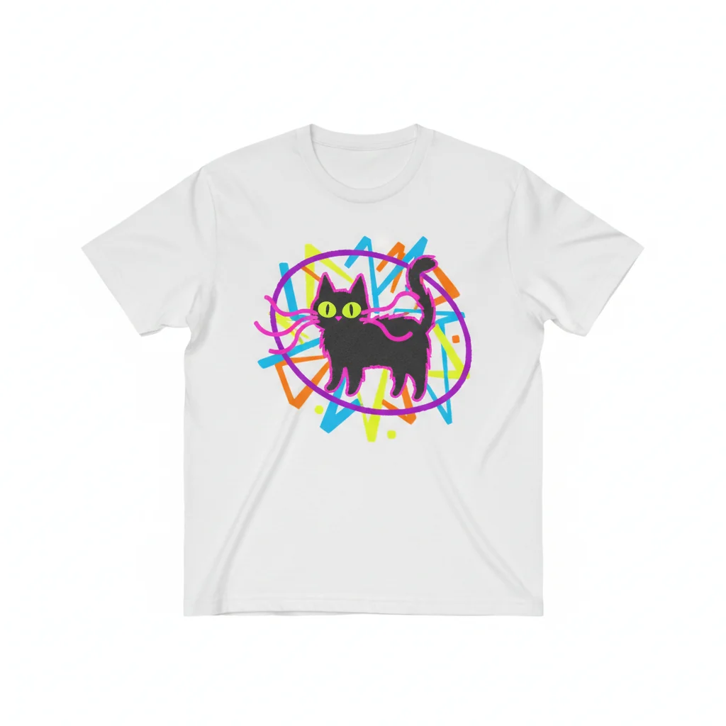 "The Skrunkly Scrimblo Cat" Original Artwork T-Shirt