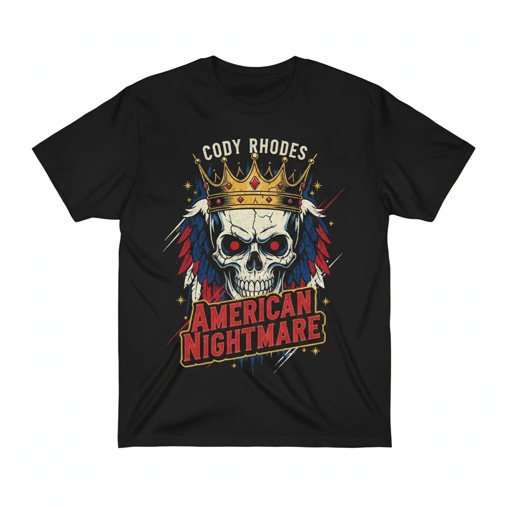 Cody Rhodes American Nightmare: Skull Embrace Tee