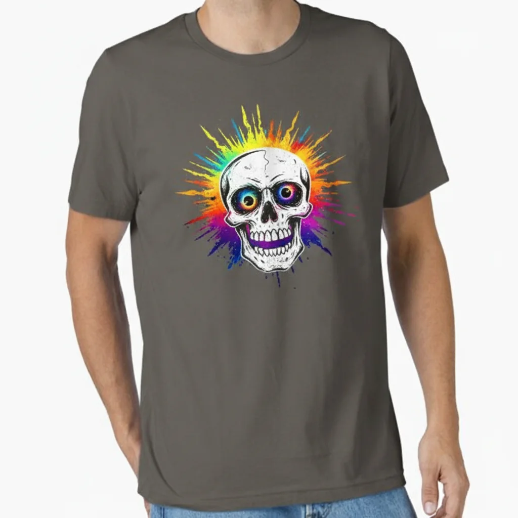 Black Hole Sun Skull Tee: Chris Cornell's Iconic Look