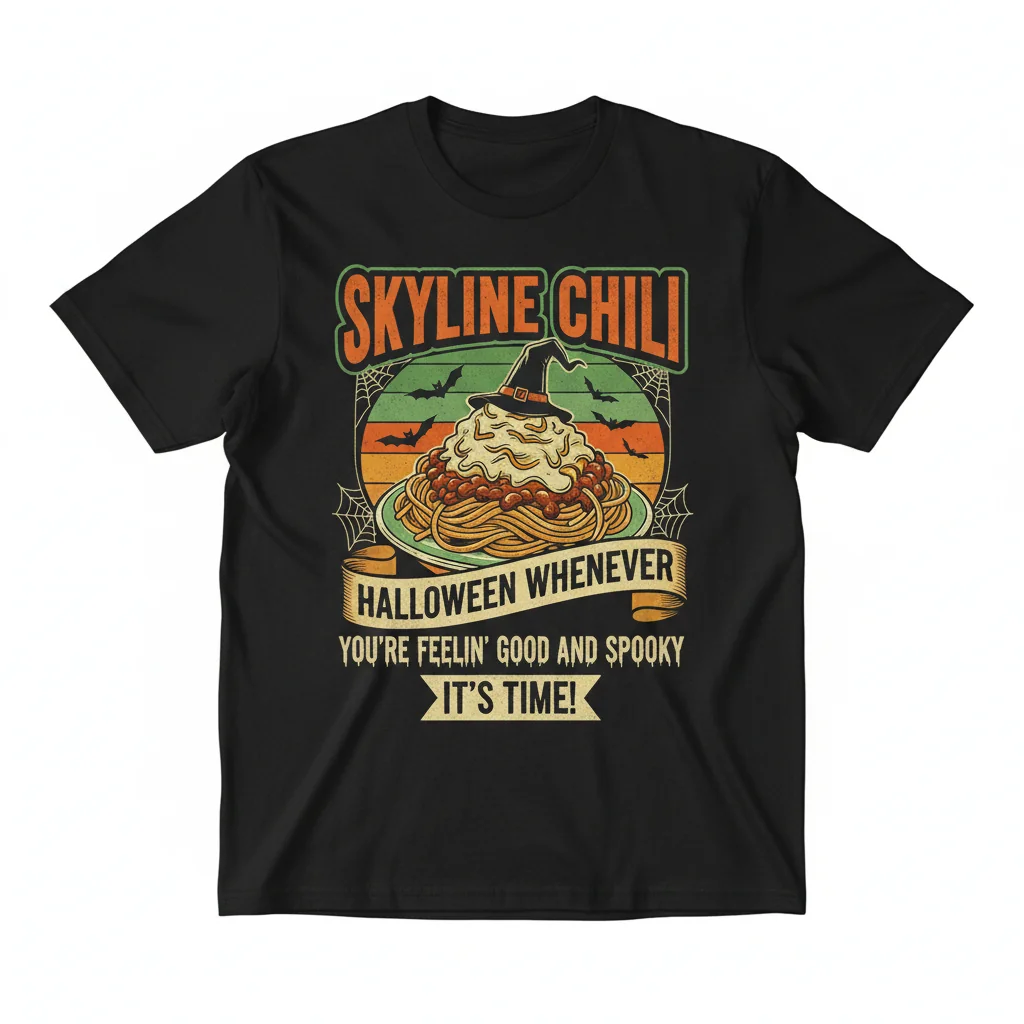 Skyline Chili Halloween 'Good and Spooky' T-Shirt | Cincinnati Chili Graphic Tee