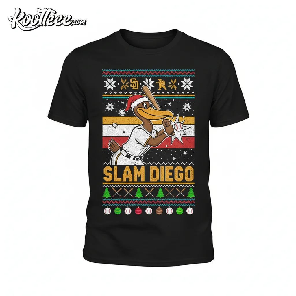 Slam Diego Padres Festive Fan Sweater