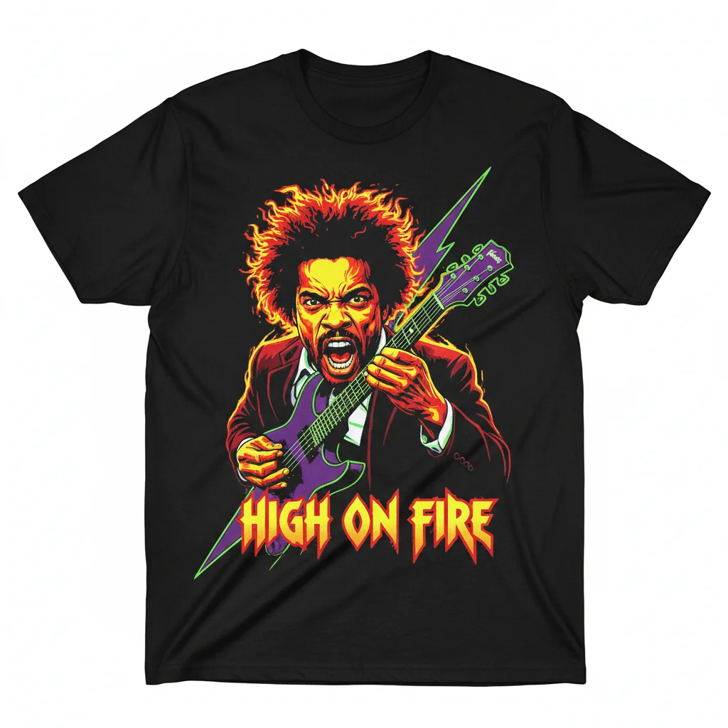 Slash & Pryor Tribute Tee | High on Fire Inspired Original Artwork Shirt