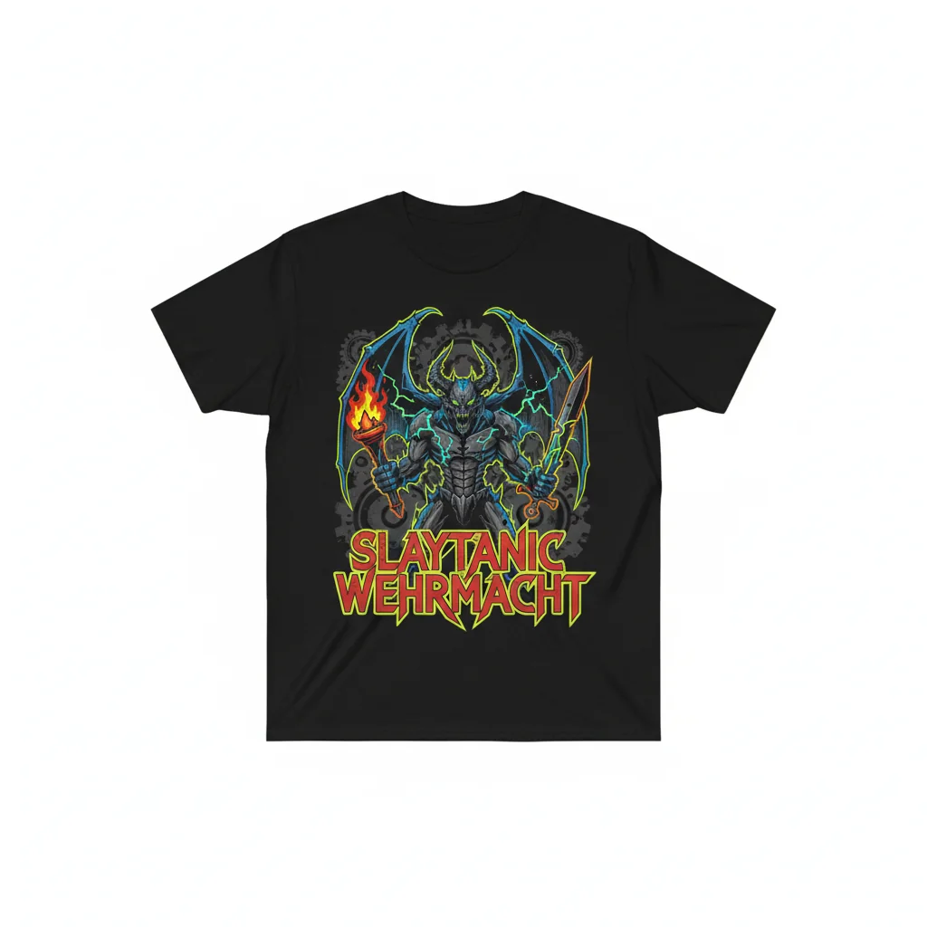 Slayer Slaytanic Wehrmacht Band T-Shirt – Official Metal Merch