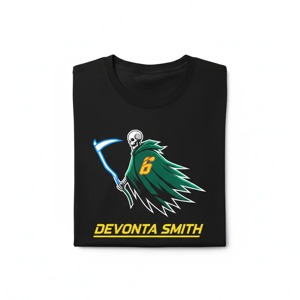 SLIM REAPER DEVONTA SMITH – Premium Durable Essential T-Shirt