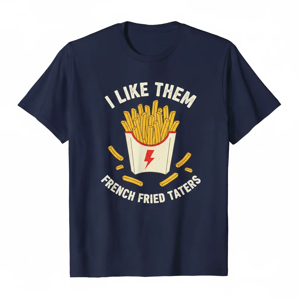 Sling Blade "French Fried Taters" Classic Movie Quote T-Shirt - Essential Cotton Tee