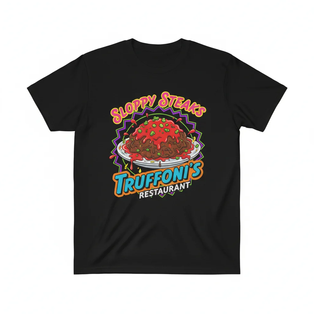Sloppy Steaks at Truffoni's: A Timeless Tribute Essential Tee