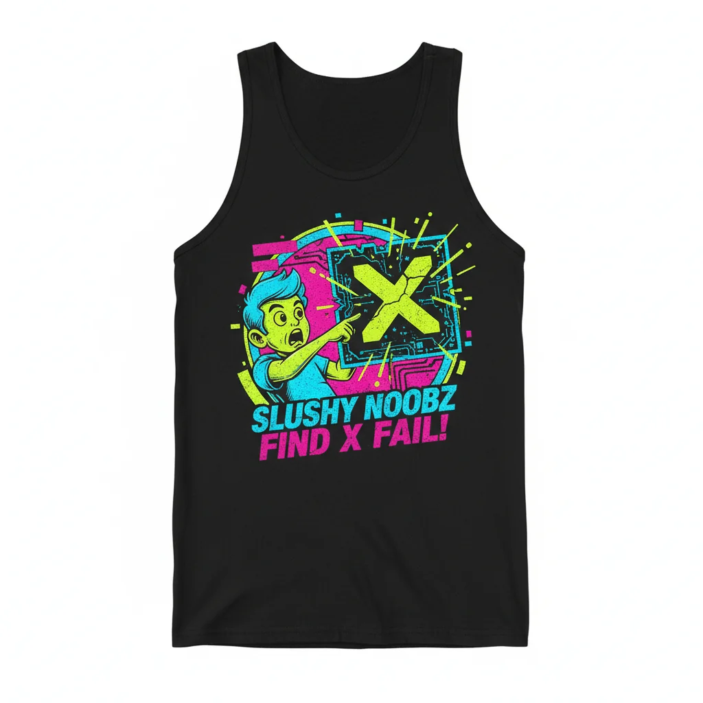 The 'Find X' Tank Top | Slushy Noobz Inspired Artwear