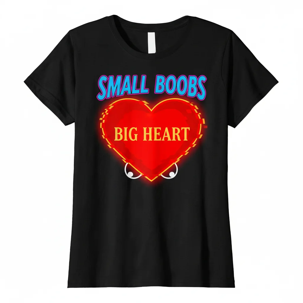 Small Boobs, Big Heart: Wear Your Story Essential Tee