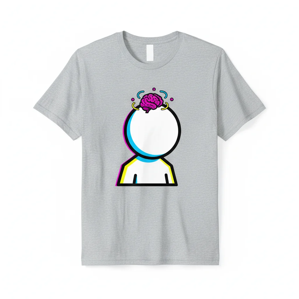 Small Brain Wojak Meme Essential T-Shirt - Funny Internet Culture Tee