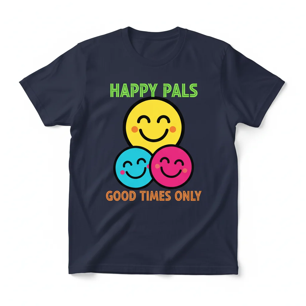 Smiling Friends Characters T-Shirt - Adult Unisex Tee