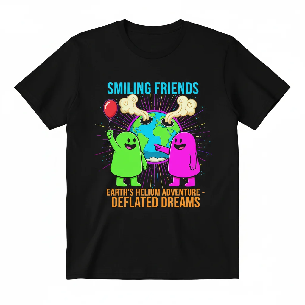 Smiling Friends Earth's Helium Essential T-Shirt – Official Apparel
