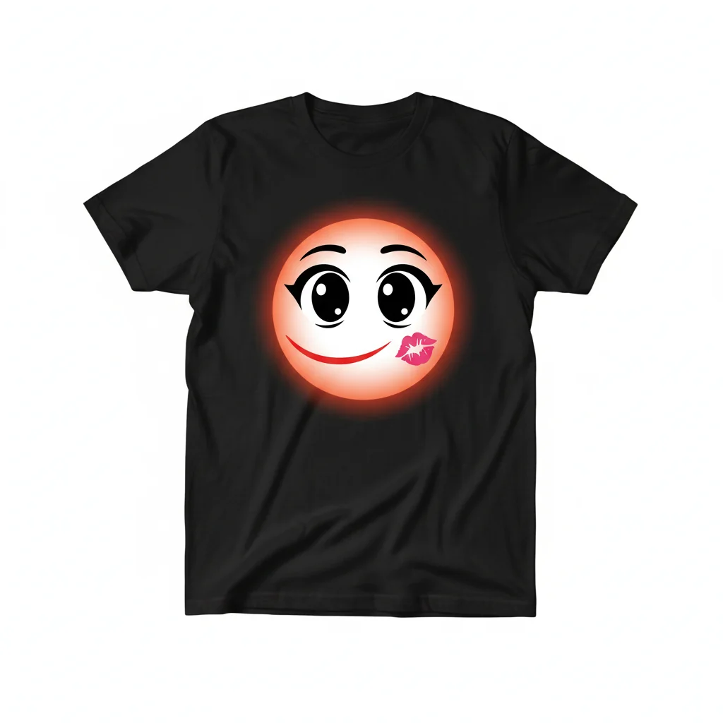 Smitten Face Essential T-Shirt - Comfortable & Stylish Everyday Wear