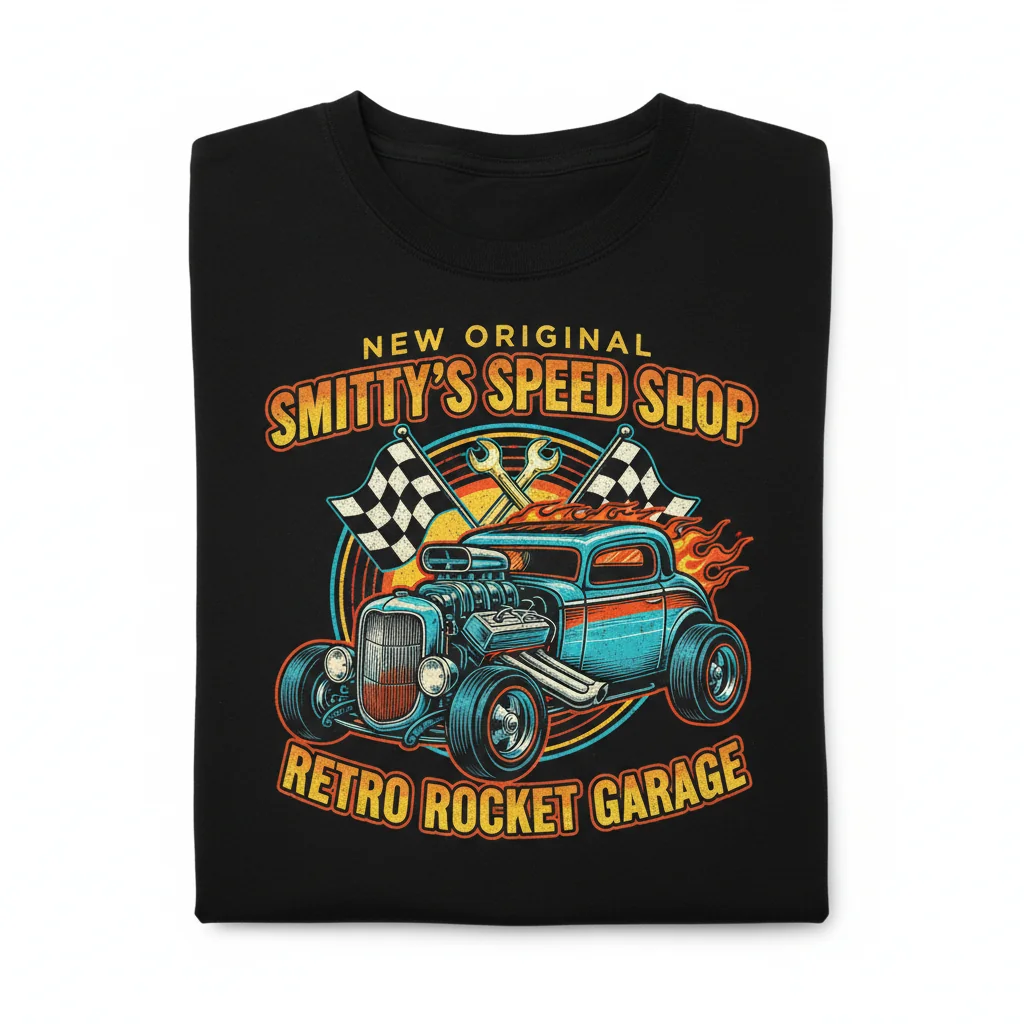 Smitty's Speed Shop: The Essence of the Open Road T-Shirt