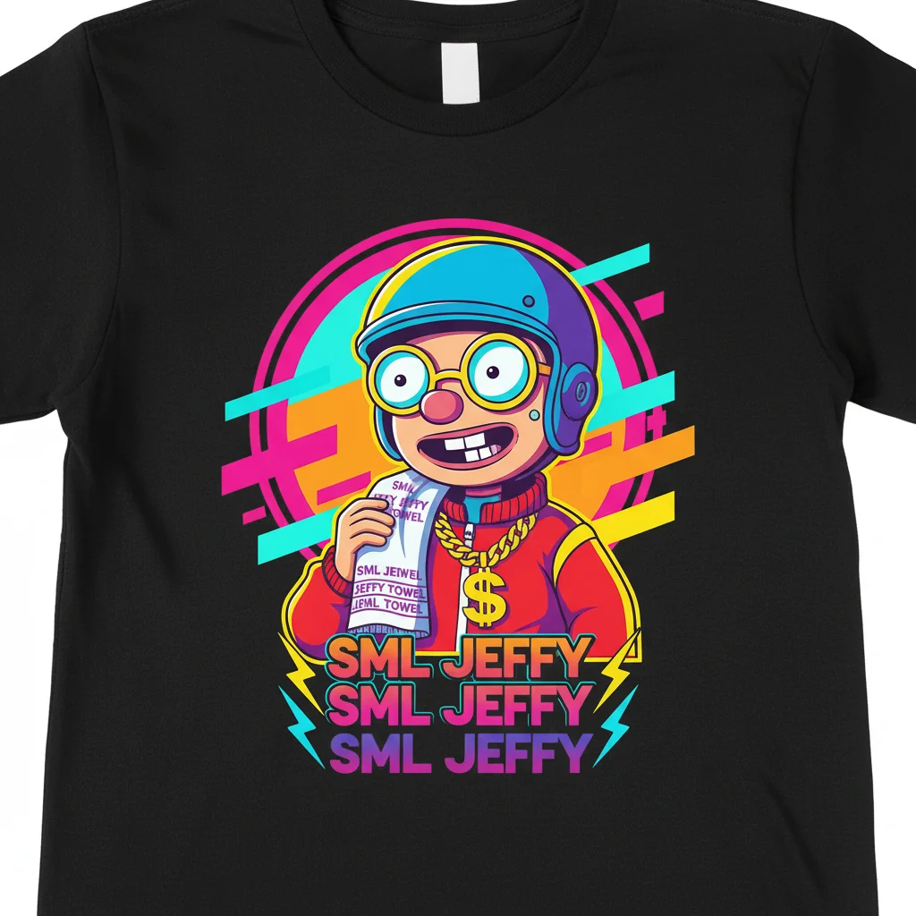 SML Jeffy Towel Essential T-Shirt - Premium Ring-Spun Cotton Tee for Fans