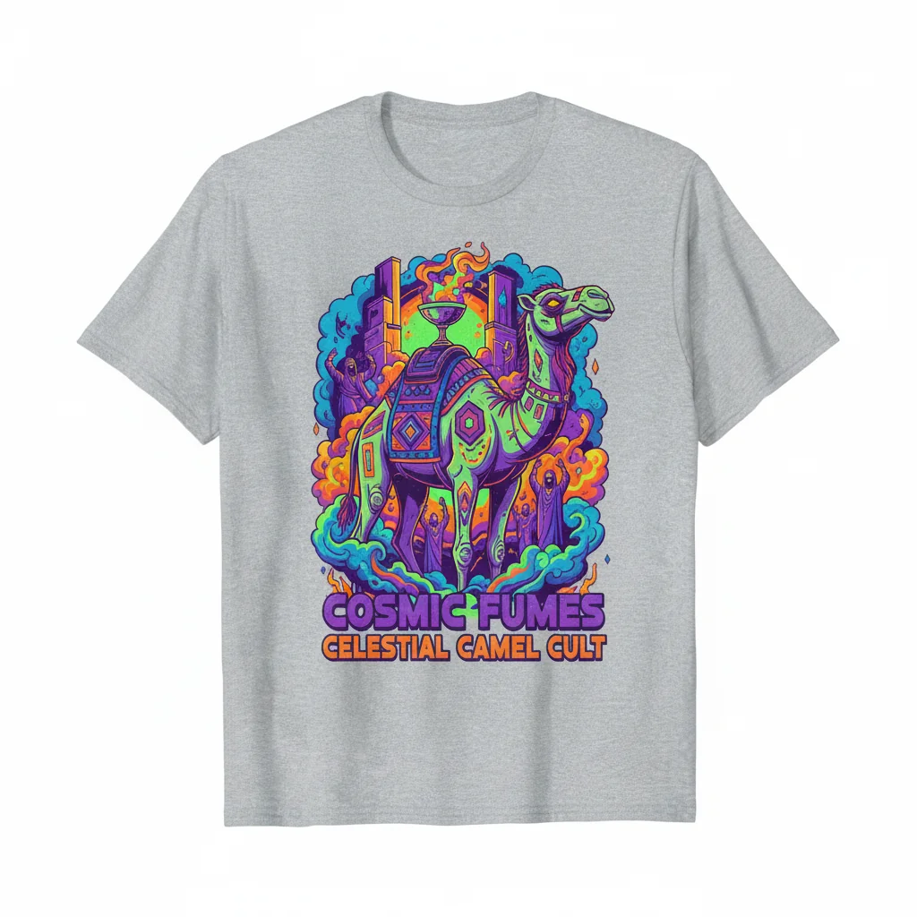 Skooma Worship Camel Graphic T-Shirt – Unique Fantasy Apparel