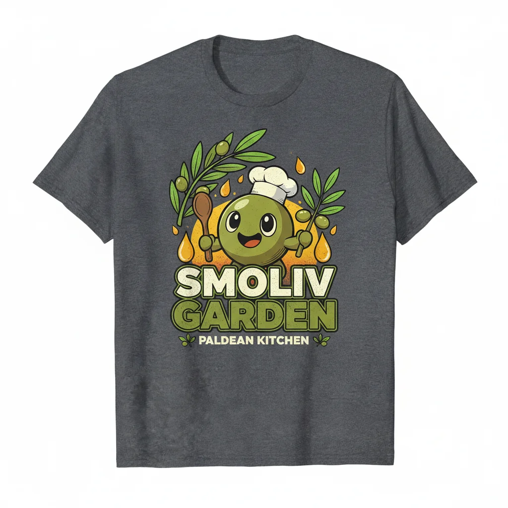 Smoliv Garden: A Taste of Paldea's Charm – Artistic Comfort Tee