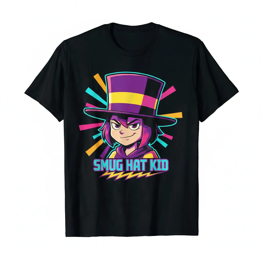 Smug Hat Kid Essential T-Shirt – Premium Ring-Spun Cotton Tee