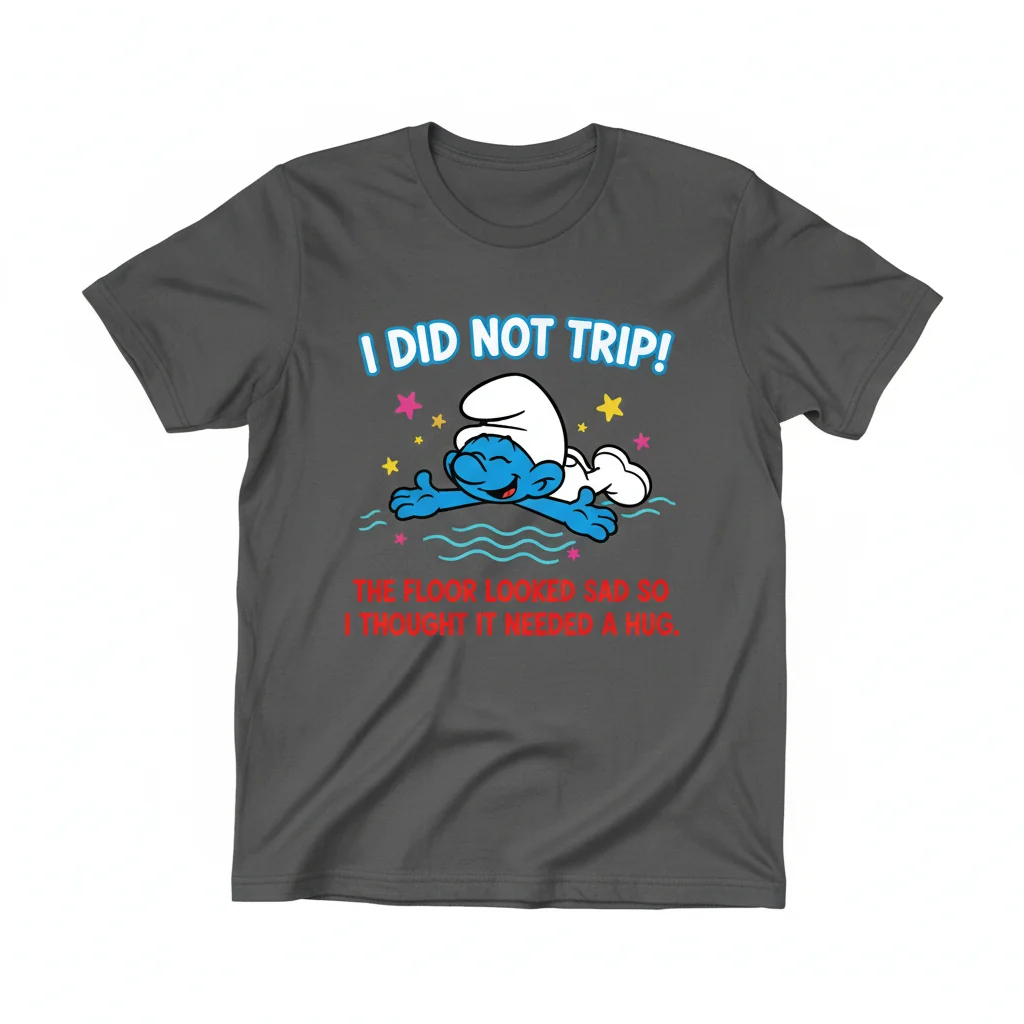 Smurf 'Floor Hug' Durable & Fade-Resistant Unisex Tee