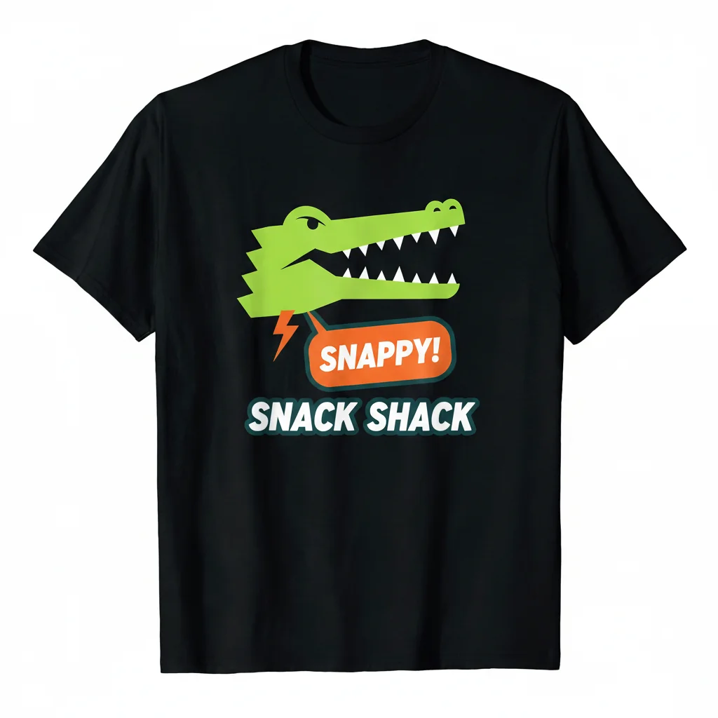Snappy Snack Shack - The Heather Tee
