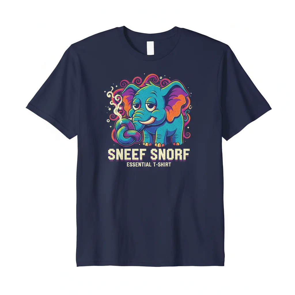 Sneef Snorf Essential T-Shirt: Premium Unisex Fit & Fade-Resistant Print