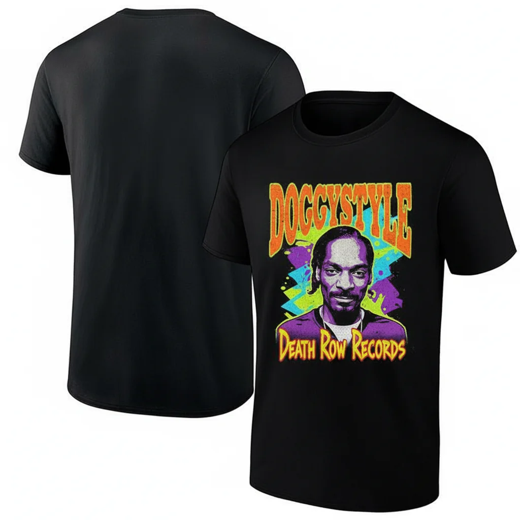 Snoop Dogg Doggystyle Death Row Records Graphic Tee - Ultra-Durable & Fade-Resistant