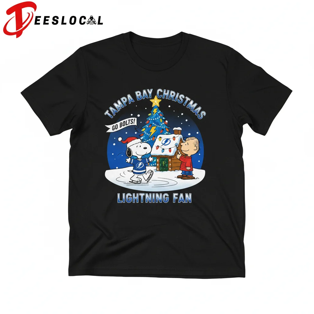 Snoopy & Friends Tampa Bay Lightning Christmas Ornament - Festive NHL Fan Decor