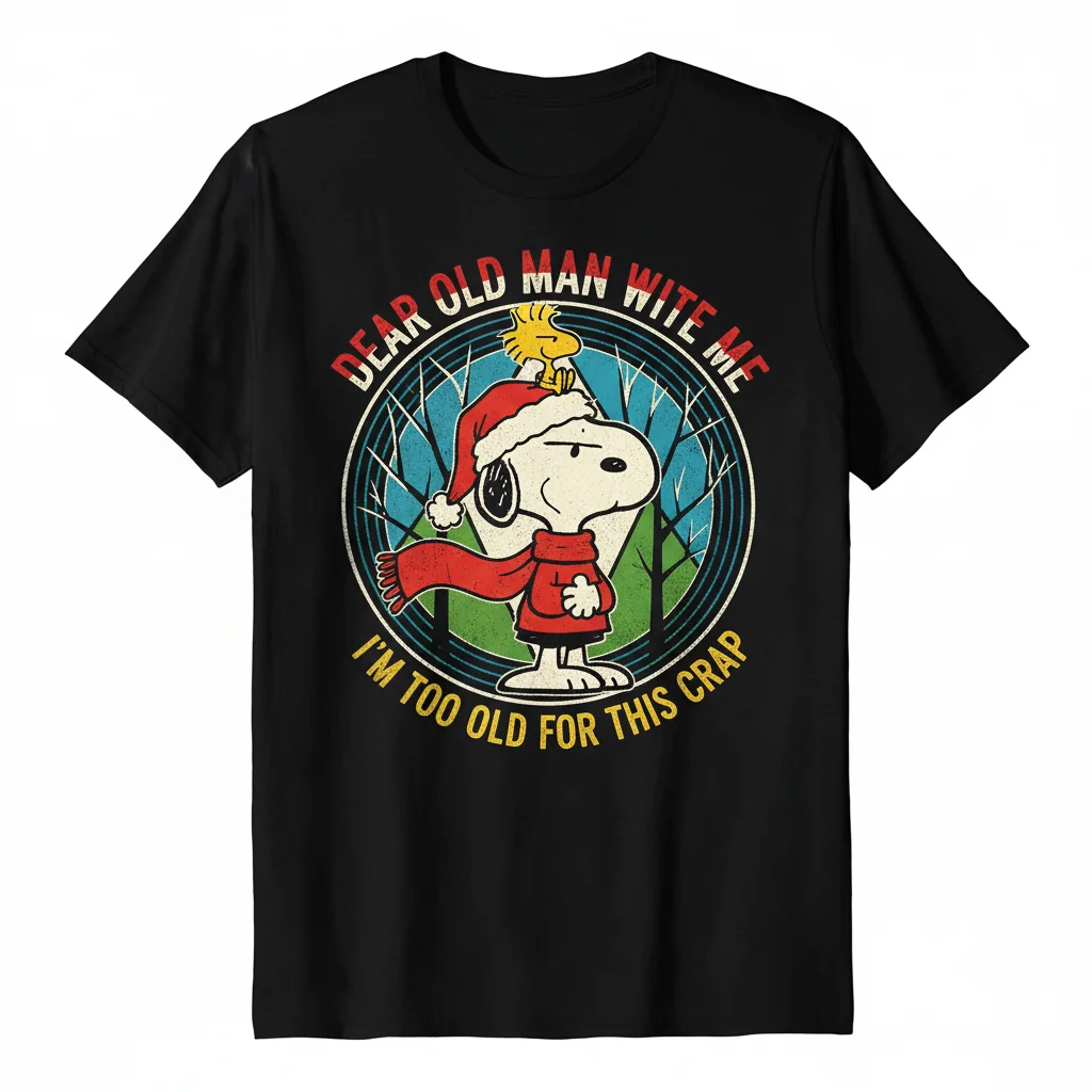 Snoopy & Woodstock Retro Winter Crewneck