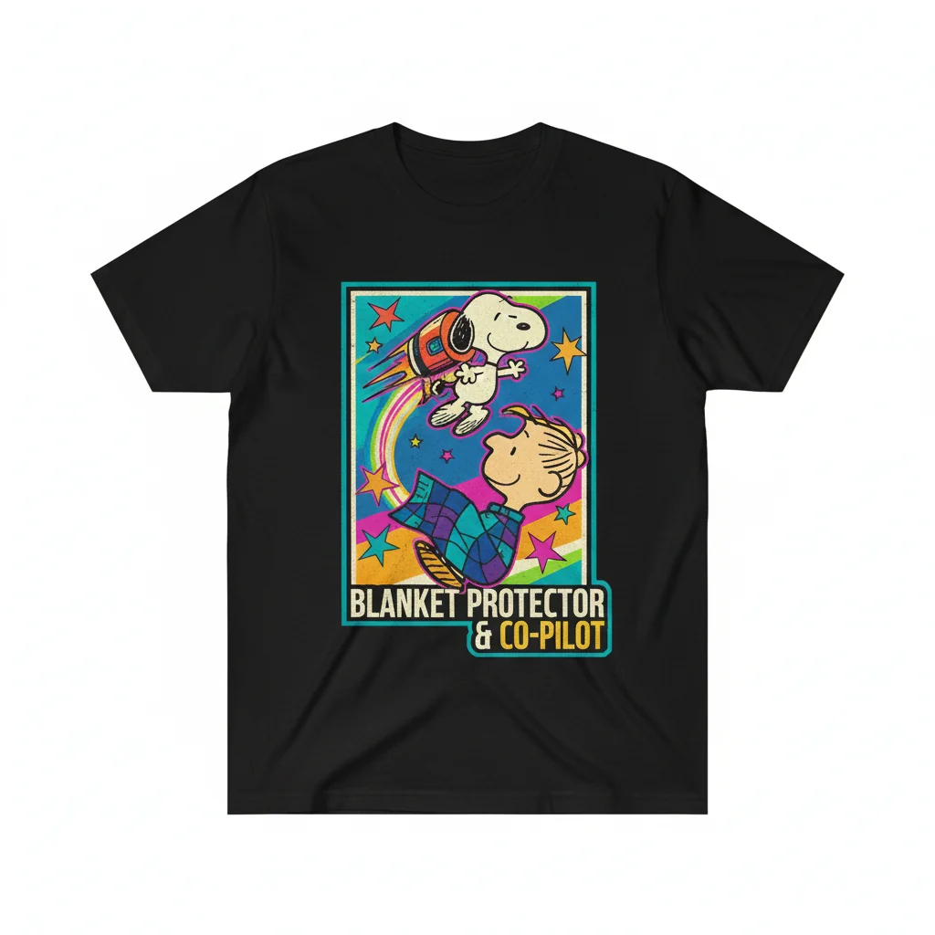 Embrace Friendship: Snoopy & Linus Graphic Tee