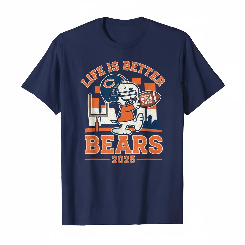 Snoopy Peanuts & Chicago Bears 2025: A Shirt That Captures Joy