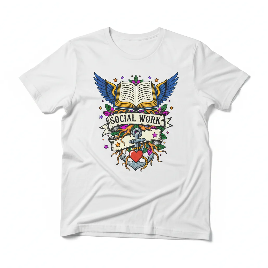 SOCIAL WORK TATTOO - Iconic Street Tee