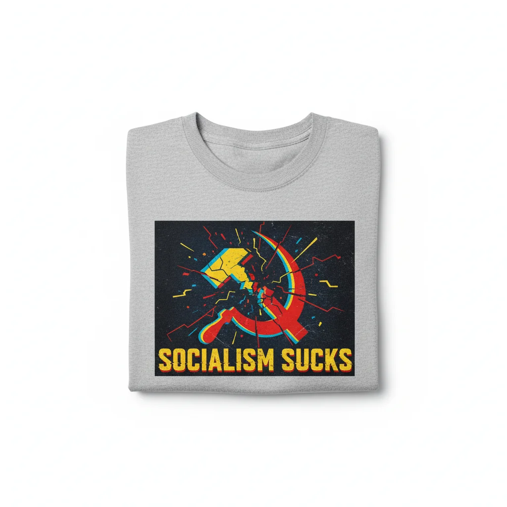 Embrace Freedom: 'Socialism Sucks' Essential Tee