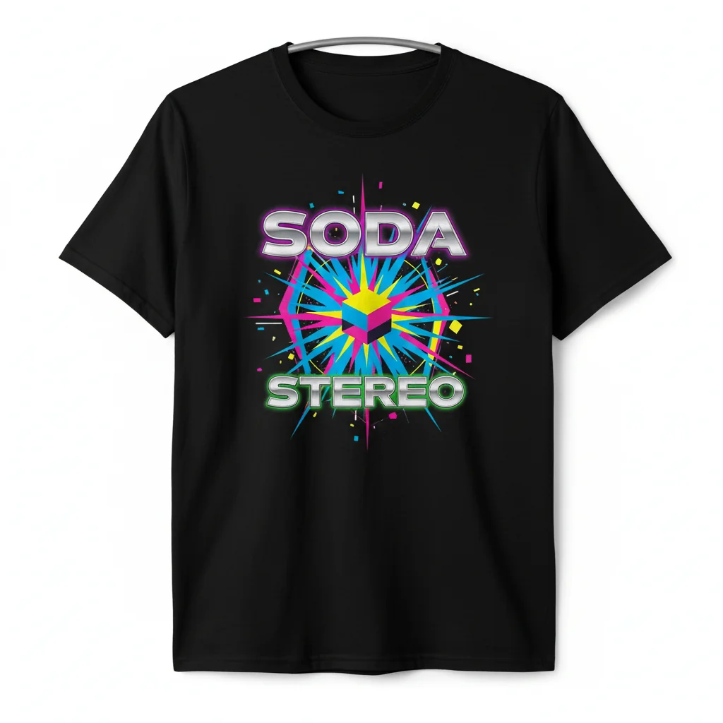 Polera Soda Stereo - Clásico Inmortal para Hombres y Mujeres