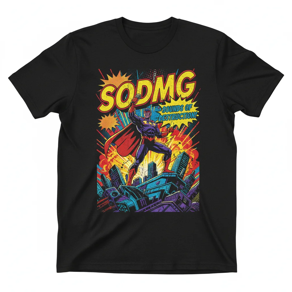 Sodmg Comic T-Shirt - Premium Graphic Tee