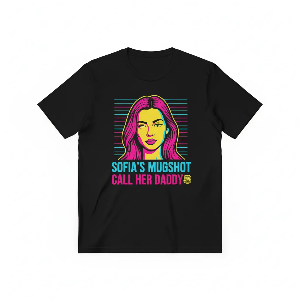 Sofia's Mugshot - The Ultimate 'Call Her Daddy' Essential T-Shirt