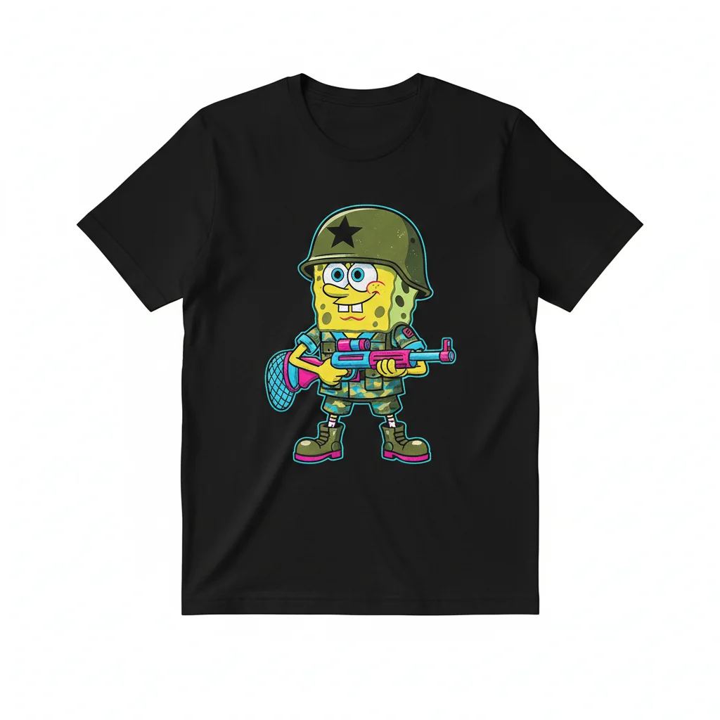 Soldier SpongeBob: The Everyday Hero Essential T-Shirt