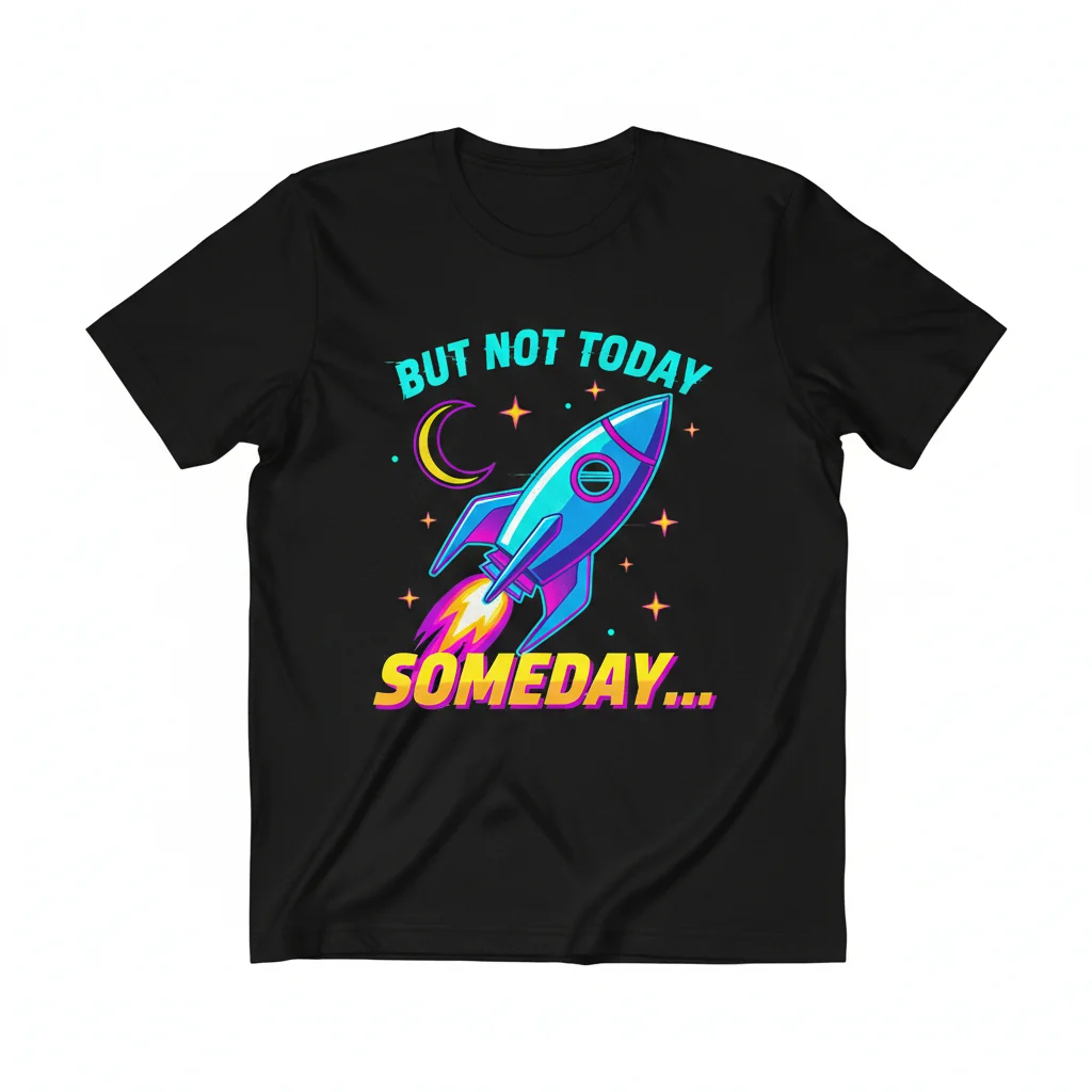 Someday But Not Today T-Shirt – Premium Ring-Spun Cotton Tee