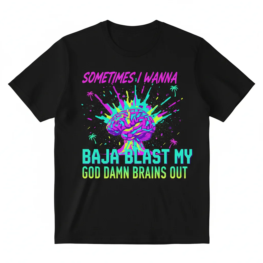 Sometimes I Wanna Baja Blast My Brains Out Shirt