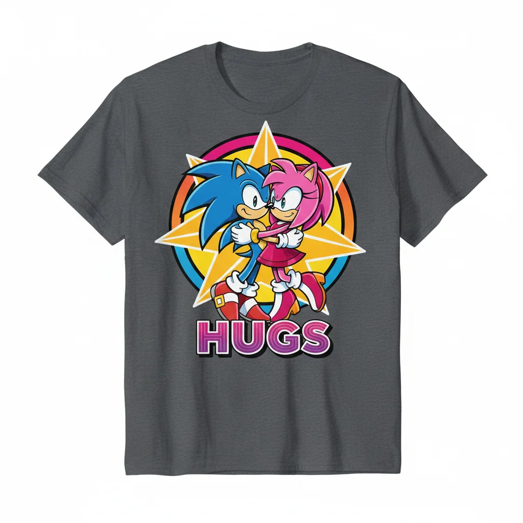 SonAmy Hug: The Essential T-Shirt – Vibrant & Built to Last