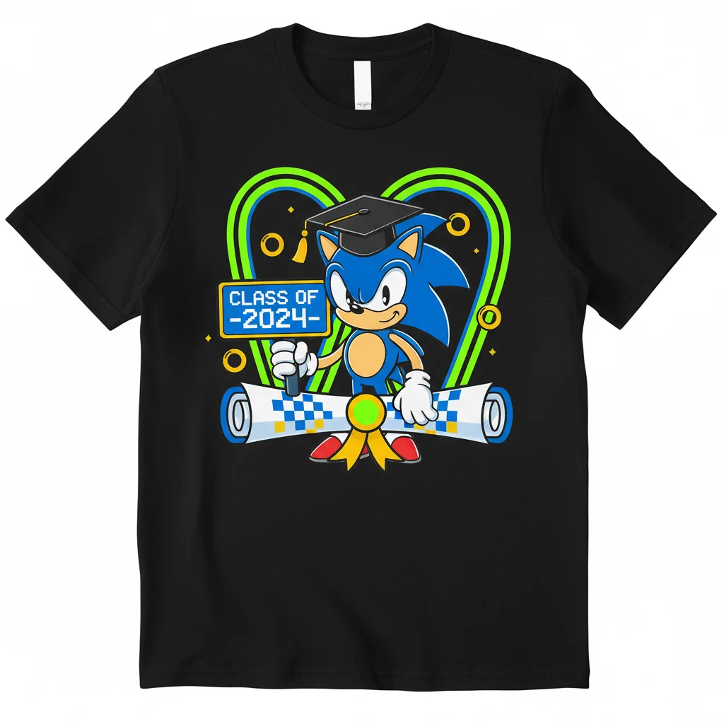 Sonic Grad Tee: Essential Streetwear Statement