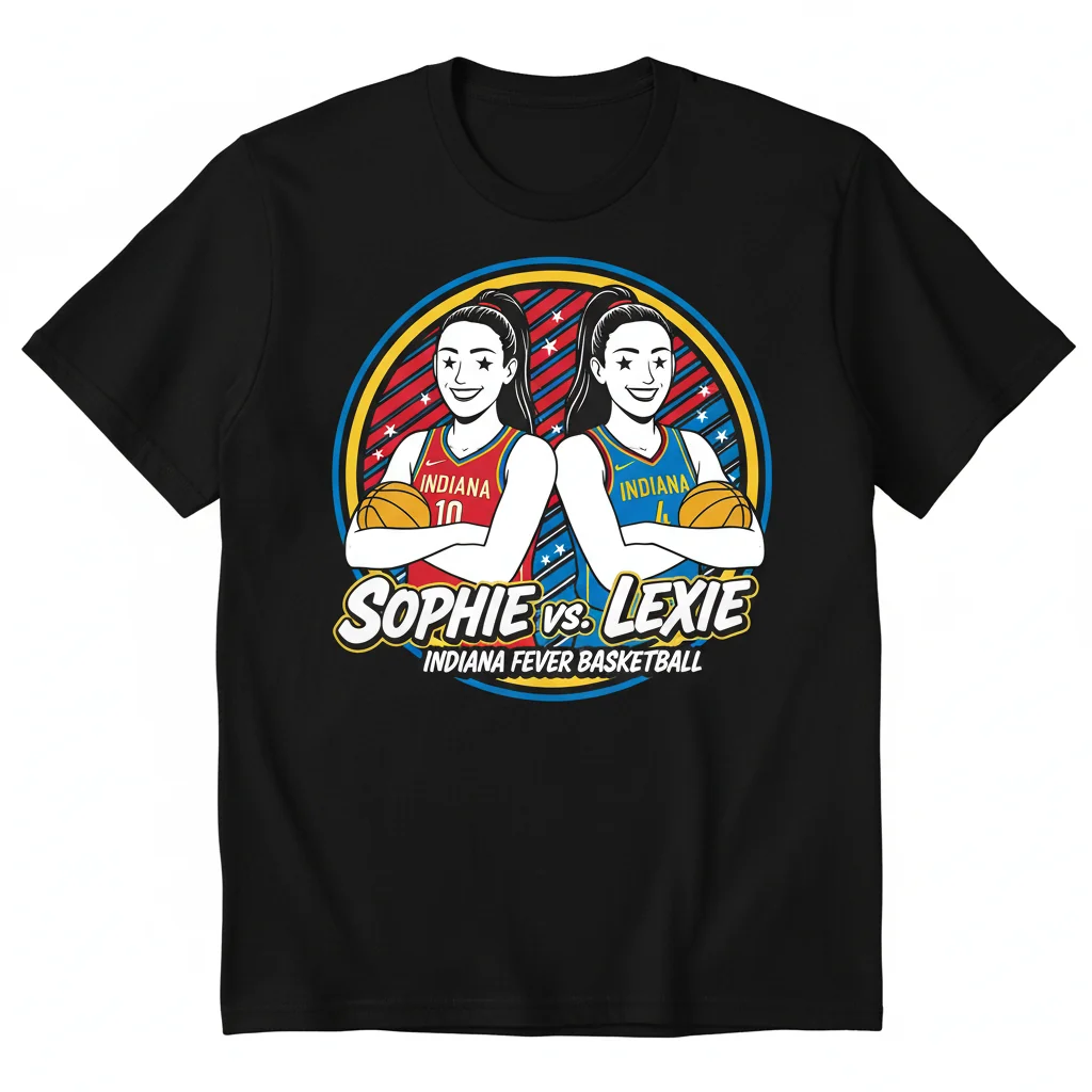 Sophie Cunningham vs Lexie Hull Indiana Fever WNBA Basketball Fan T-Shirt