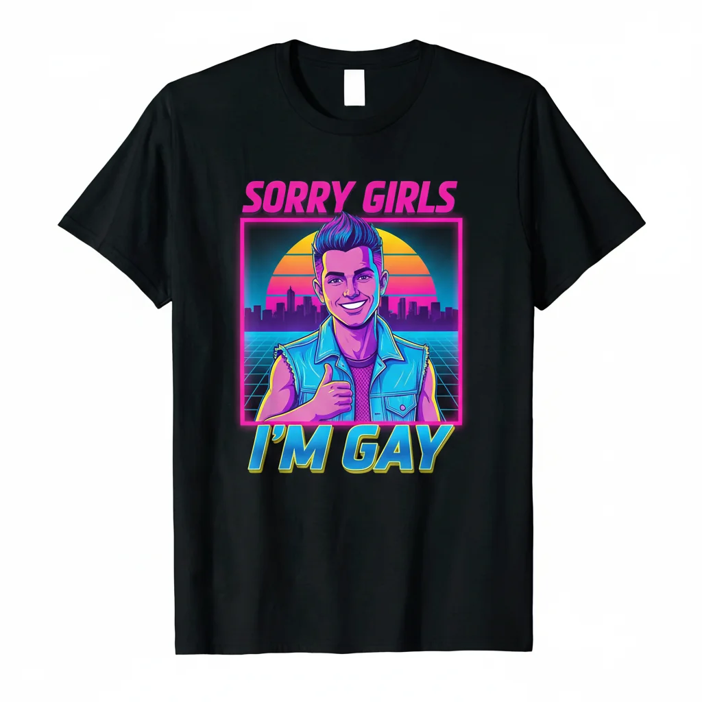 Divertida Camiseta Gay 'Sorry Girls I'm Gay' para Hombres y Mujeres – Regalo LGBTQ+
