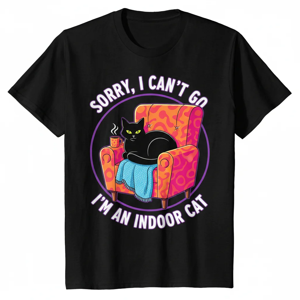 Sorry I Can't Go I'm An Indoor Cat Shirt