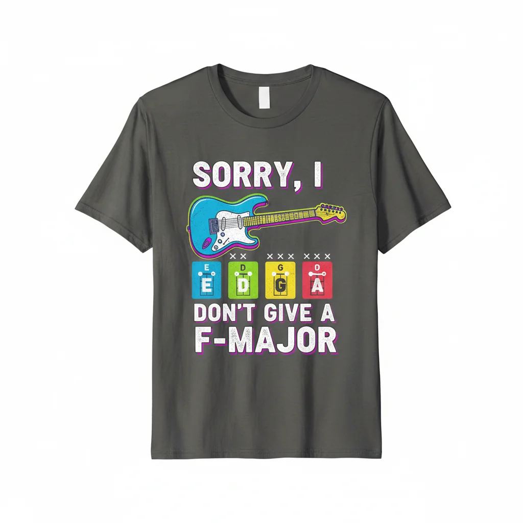 DGAF Guitar Chords Essential T-Shirt - Pre-Shrunk & Fade-Resistant