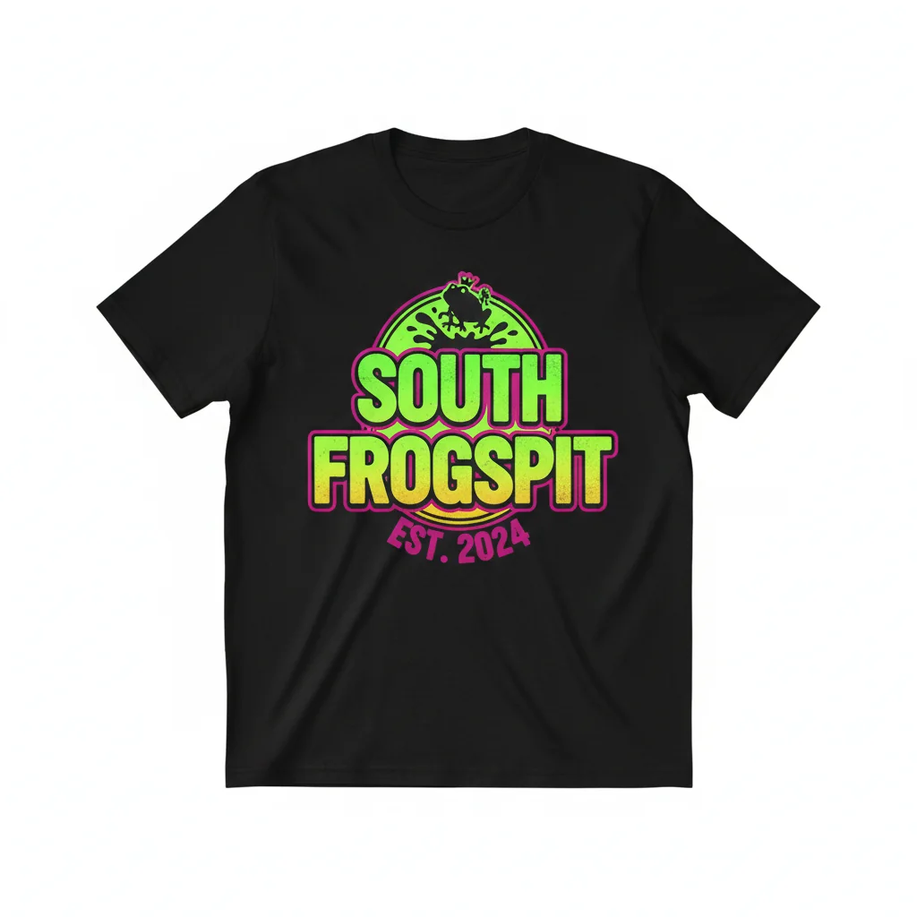 South Frogspit Phrase Tee: Durable, Fade-Resistant & Perfect Fit