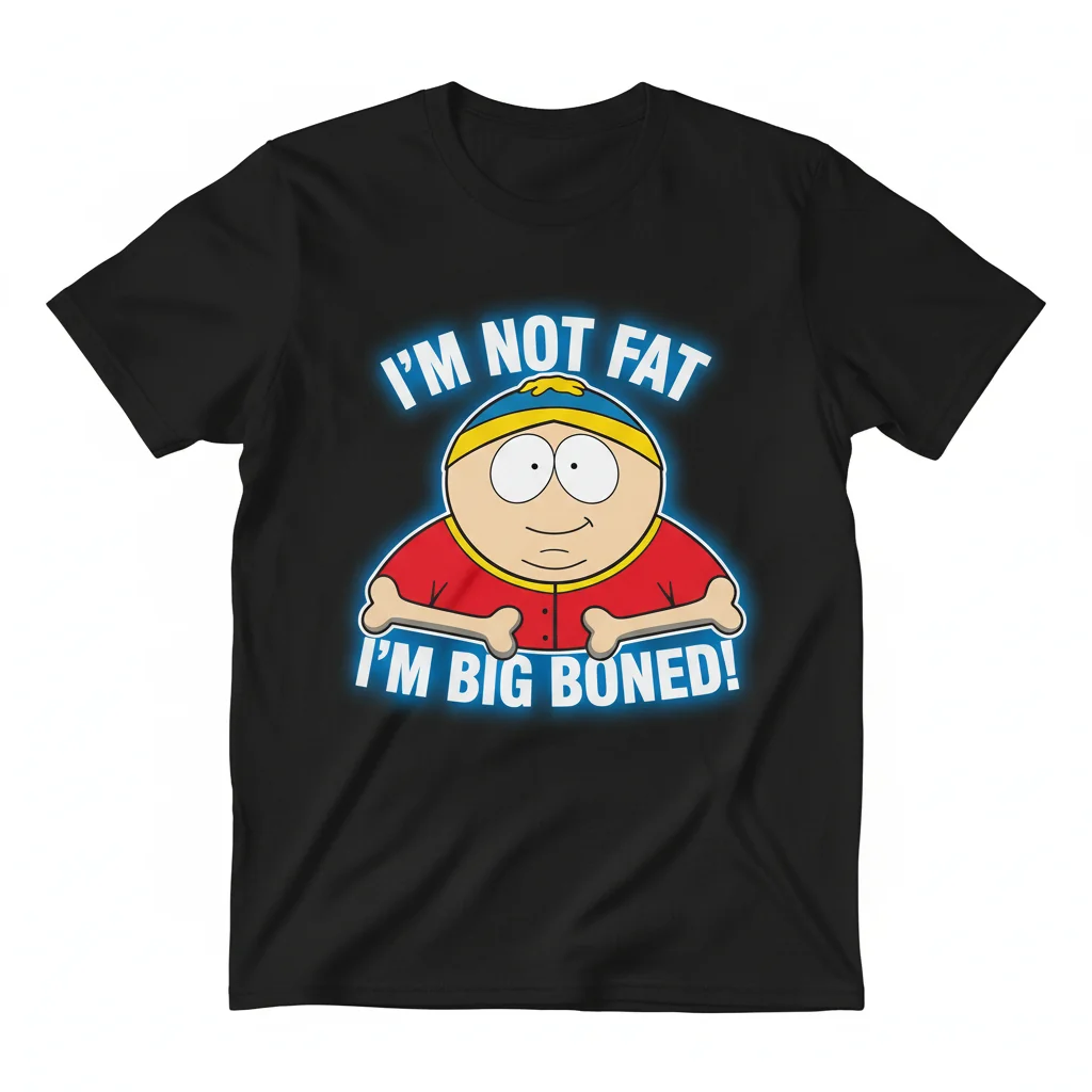 Eric Cartman "I'm Not Fat" Premium Graphic Tee – Durable & Fade-Resistant
