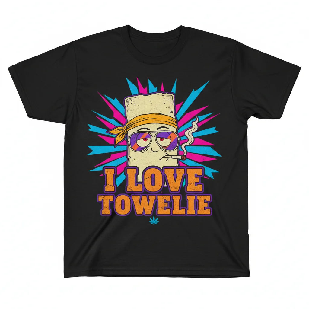 South Park "I Love Towelie" Essential T-Shirt - Ultra-Durable & Fade-Resistant