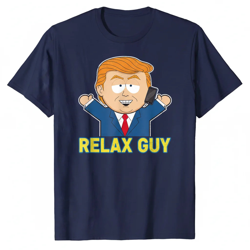 South Park Trump 'Relax Guy' Meme T-Shirt - Funny Political Tee
